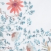 Nappe Bleu Polyester 100 % coton 140 x 240 cm