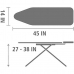 Copri asse da stiro Vileda 163253 Grigio 135 cm