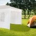 Gazebo Aktive 300 x 260 x 600 cm Metall Polyester Vit