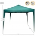 Gazebo Aktive 300 x 250 x 300 cm Stoffa Acciaio Verde