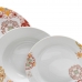 Louça Castanho-avermelhado Mostarda Porcelana 1 cm 37 x 23 x 30 cm 18 Peças