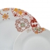 Evőeszközök Burgundi Mustár Porcelán 1 cm 37 x 23 x 30 cm 18 Darabok