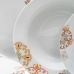 Evőeszközök Burgundi Mustár Porcelán 1 cm 37 x 23 x 30 cm 18 Darabok