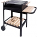 Barbecue a Carboni con Ruote Aktive Metallo smaltato 100,5 x 88,5 x 40 cm Nero