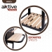 Barbecue a Carboni con Ruote Aktive Metallo smaltato 100,5 x 88,5 x 40 cm Nero