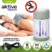 2-in-1 Rechargeable Mosquito Repellent Lamp with LED Aktive 7 x 13 x 7 cm (4 Units)