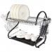 Draining Rack for Kitchen Sink Feel Maestro MR-1025-53 53 x 39 x 24 cm Black