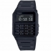 Reloj Unisex Casio CALCULATOR Negro