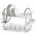 Draining Rack for Kitchen Sink Feel Maestro MR-1025-38  38 x 24 x 39 cm Silver