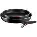 Комплект Тигани Tefal L1539143 Черен Алуминий 3 Части 2 броя Ø 24 cm Ø 28 cm