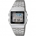 Montre Unisexe Casio VINTAGE Noir Argenté (Ø 34 mm)