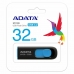 Memoria USB Adata AUV128-32G-RBE 32 GB Azul Negro/Azul