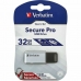 USB flash disk Verbatim Secure Pro Striebristý Striebro