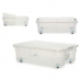 Storage Box with Wheels 30 L 40 x 18 x 59,5 cm (14 Units)