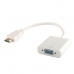 Adaptér HDMI na VGA Savio CL-27 Bílý