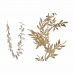 Branch Christmas Golden Metal 160 x 6 x 6 cm (12 Units)