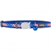 Kattenhalsband Red Dingo US Flag 20-32 cm Blauw