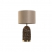 Bordlampe Home ESPRIT Brun Beige Gylden 50 W 220 V 33 x 33 x 56 cm