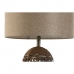 Bordlampe Home ESPRIT Brun Beige Gylden 50 W 220 V 33 x 33 x 56 cm