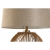 Bureaulamp Home ESPRIT Bruin Beige Gouden Natuurlijk 50 W 220 V 43 x 43 x 67 cm