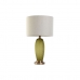 Bordslampa Home ESPRIT Grön Beige Gyllene Glas 50 W 220 V 36 x 36 x 61 cm