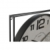 Nástenné hodiny Home ESPRIT Biela Čierna Kov Drevo MDF 62 x 6 x 65 cm (2 kusov)