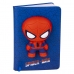 Beležka Spider-Man SQUISHY Modra 18 x 13 x 1 cm