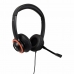 Auriculares com microfone V7 9149244000 Preto Vermelho