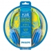 Headphones with Headband Philips SHK2000BL (3.5 mm) Blue With cable For boys