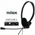 Auriculares com microfone Nilox NXCM0000004 Preto