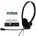 Slušalke z mikrofonom Nilox NXCM0000004 Črna
