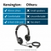 Auriculares com microfone Kensington K97601WW Preto