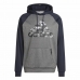 Herren Sweater mit Kapuze Adidas Game and Go Camo Grau