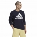 Muška Majica bez Kapuljače Adidas Essentials Big Logo Mornarsko plava Tamno plava