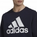 Muška Majica bez Kapuljače Adidas Essentials Big Logo Mornarsko plava Tamno plava