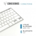 Teclado Bluetooth iggual IGG316788 Espanhol Macaco (1 Peça)