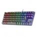 Tastatură Mars Gaming MK80 Qwerty Spaniolă Negru RGB