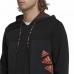 Ανδρικό Φούτερ με Κουκούλα Adidas Essentials BrandLove Μαύρο