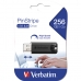 USB-minne Verbatim 49320 Nyckelkedja Svart 256 GB
