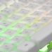 Keyboard Mars Gaming MK220  RGB White Spanish Qwerty