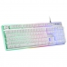 Keyboard Mars Gaming MK220  RGB White Spanish Qwerty