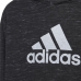 Детски суичър с качулка Adidas Future Badge Черен