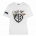 Tricou cu Mânecă Scurtă Bărbați Warner Bros Alb