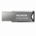 Memória USB Adata UV350 128 GB Corrente para Chave Prateado Preto 128 GB