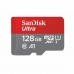 Paměťová karta Micro SD s adaptérem SanDisk Ultra Černý 128 GB UHS-I