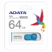 Memoria USB Adata AC008-64G-RWE 64 GB Bianco