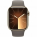 Smartklocka Apple Series 9 Brun Gyllene 45 mm