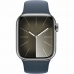 Smartwatch Apple Series 9 Blau Silberfarben 41 mm