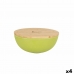 Kom Percutti Melamine Bruin Groen 18,9 x 18,9 x 8,5 cm Bamboe (4 Stuks)