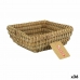 Multi-purpose basket Privilege Korne Brown wicker Squared 17 x 17 x 7 cm (36 Units)